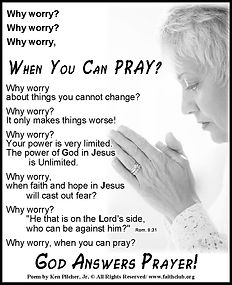Why Worry When You Can PRAY?