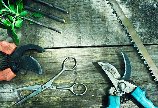 outils de jardinage