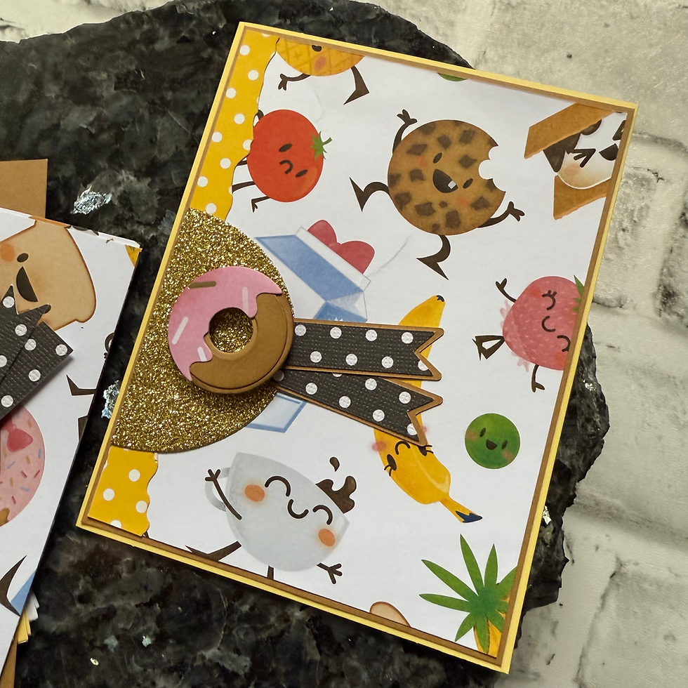 Thumbnail: Junk Food Fun DIY Card Making Kit, 4Pk