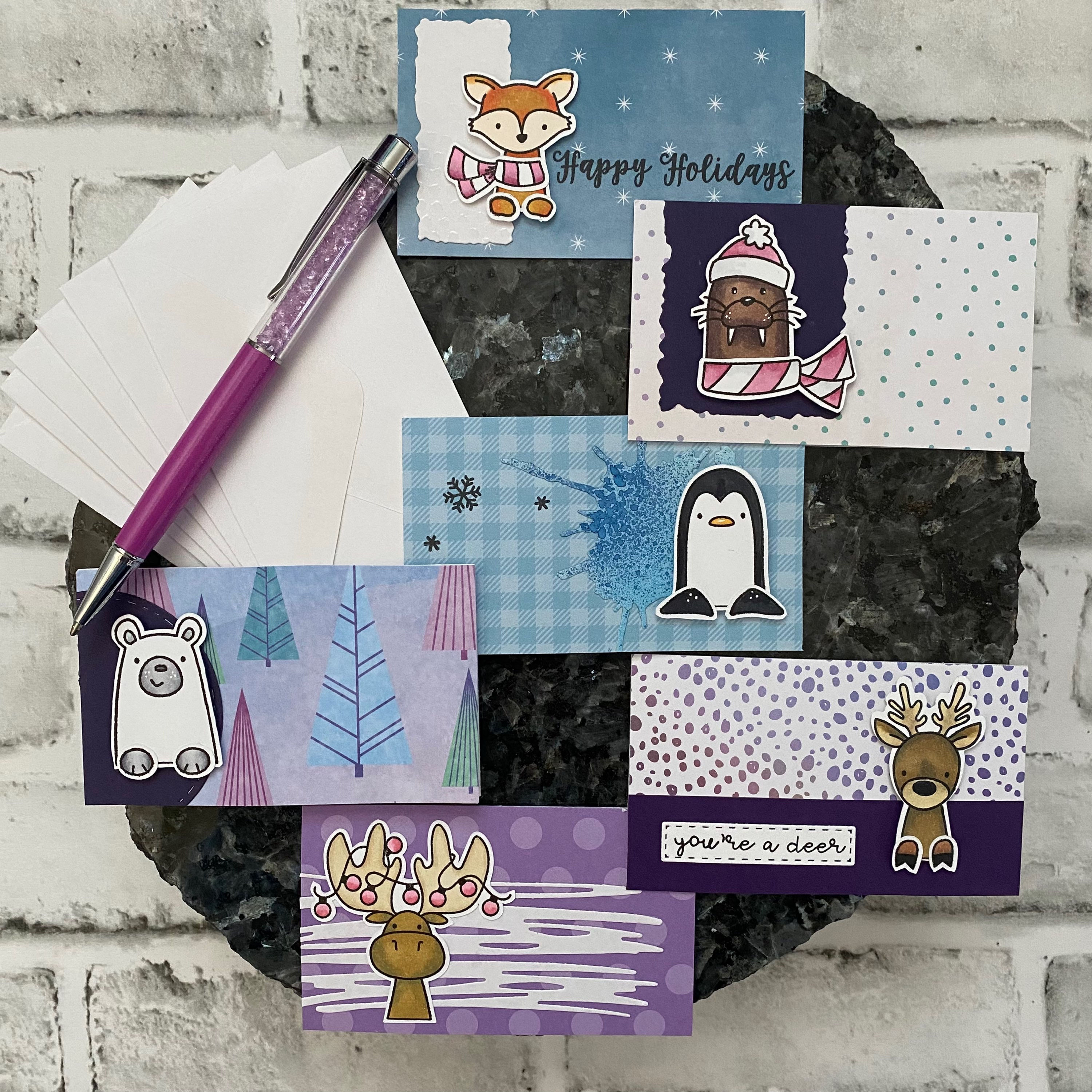 Winter Holiday Mini Card