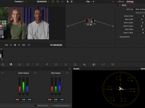 Coding Your Own Tools: "Color Crosstalk" (3x3 Matrix) DCTL, Part 01