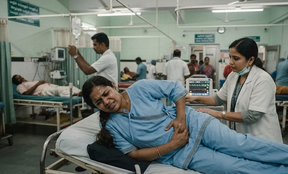 Pain of appendicitis