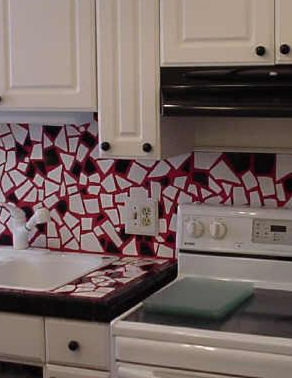 godawful backsplash ugly bright wild hard to sell kitchen