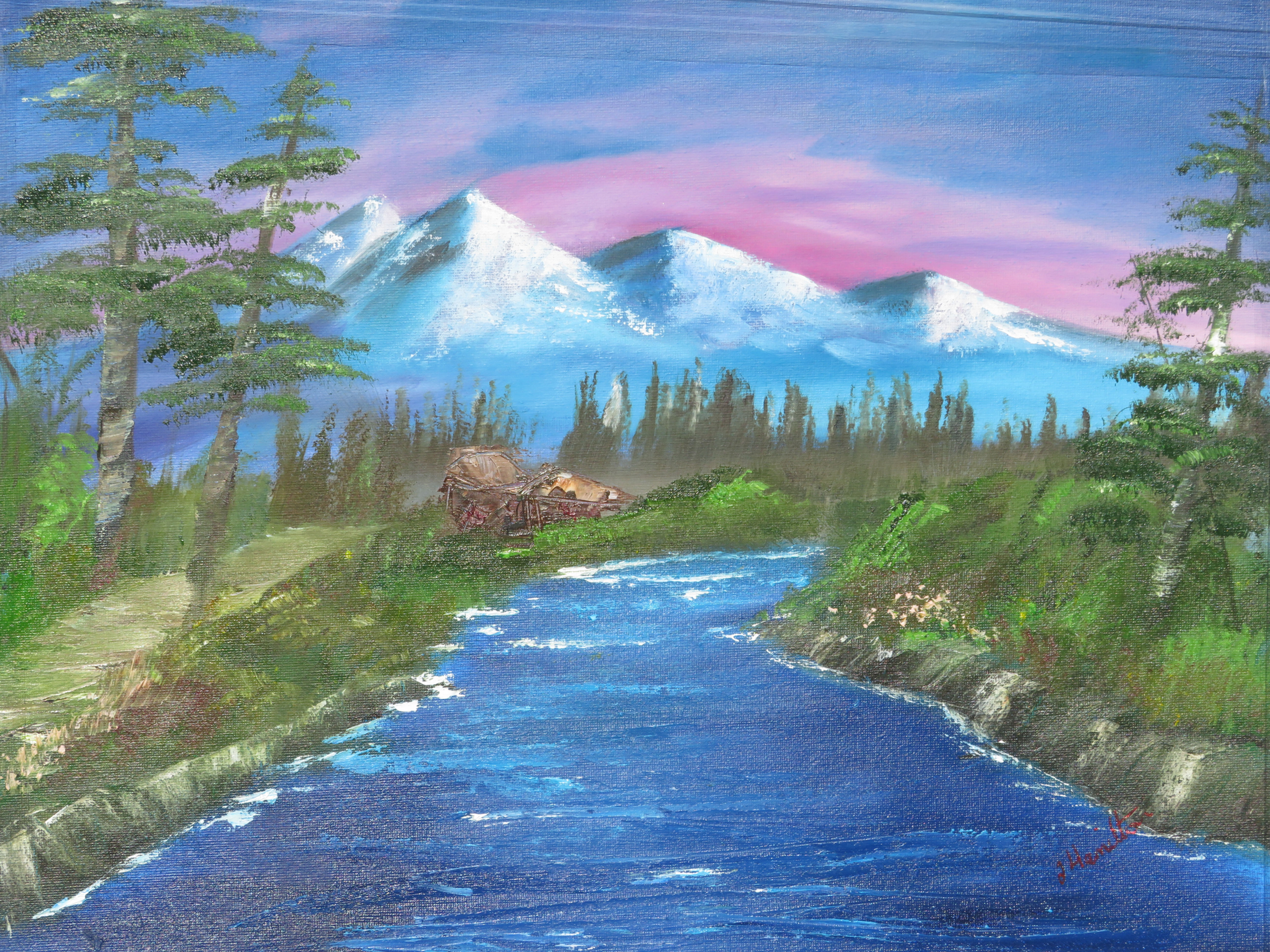 Snowy Mountain View