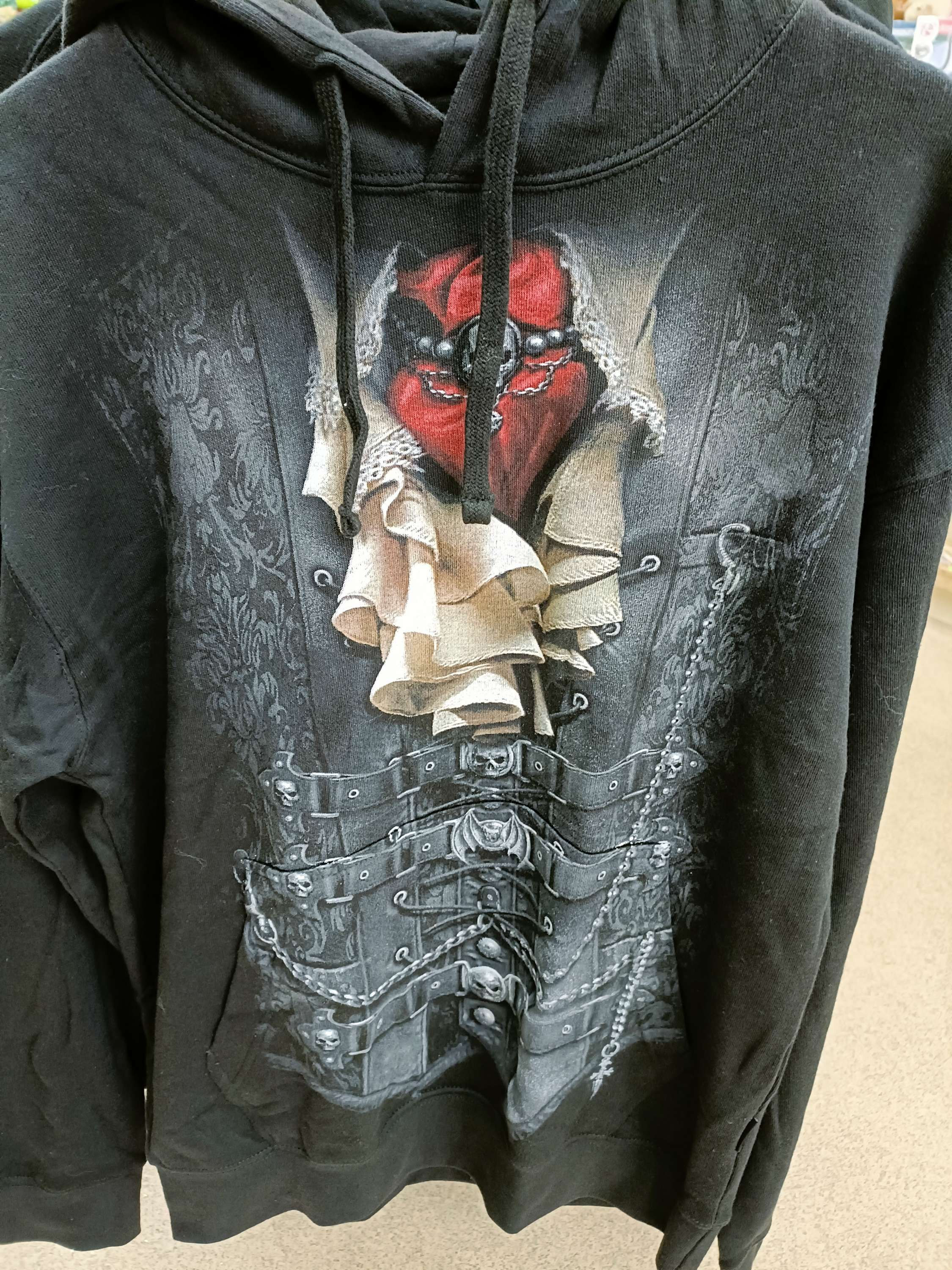 Spiral Pullover Style Hoody Medium.