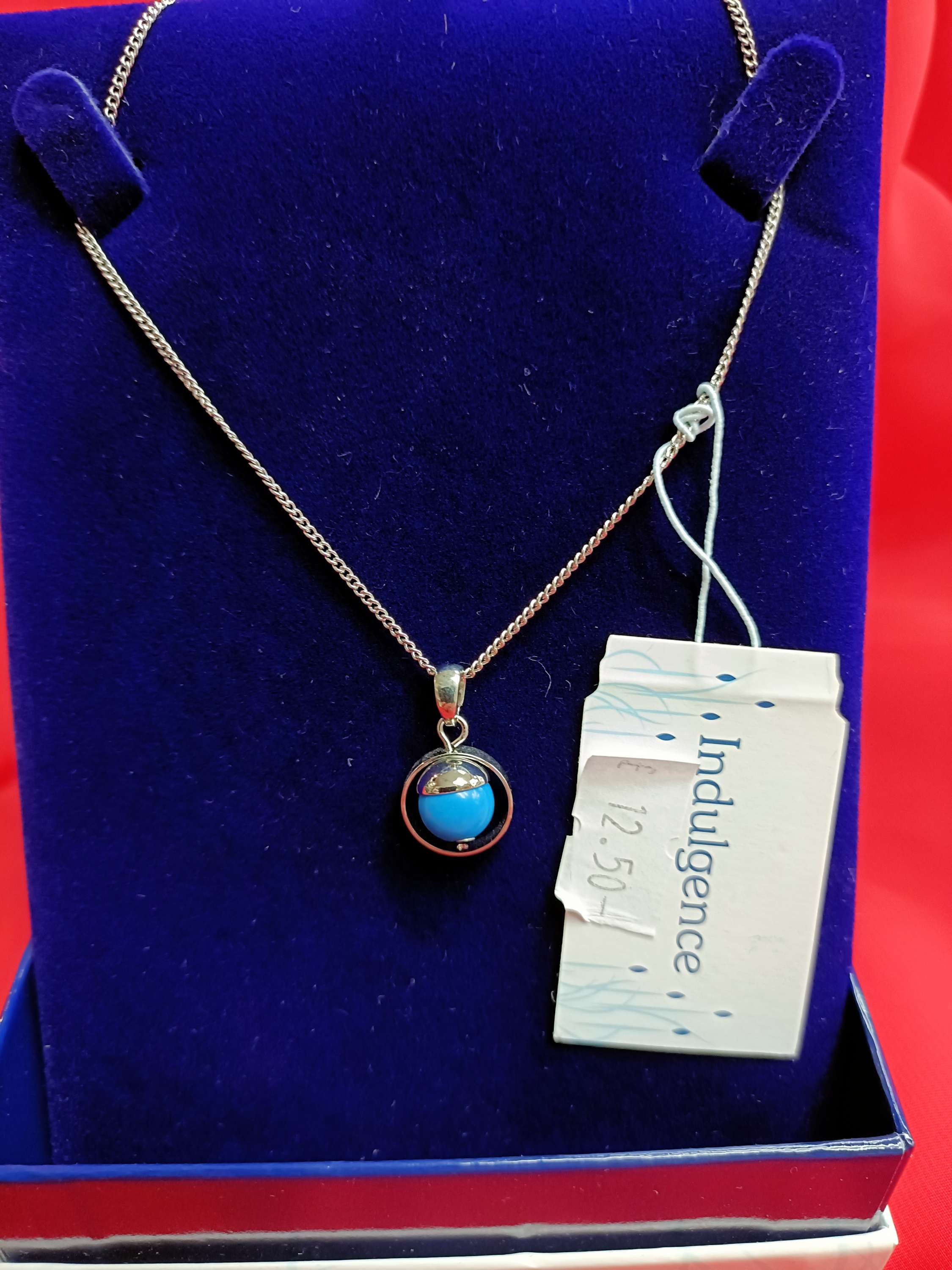 Pendant With Chain. Made In the UK.