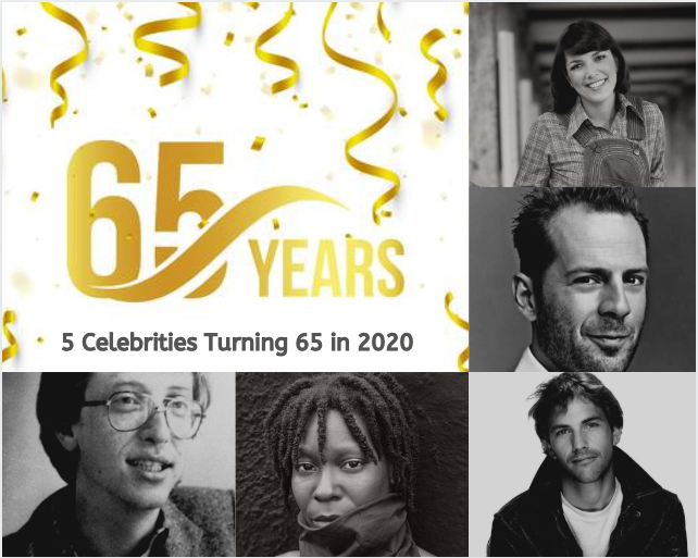 5 Celebrities Who Are Also Turning 65 Years in 2020