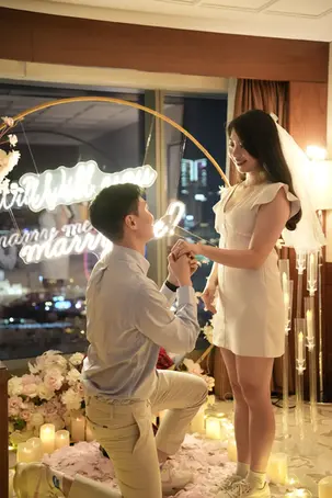 香港酒店求婚
