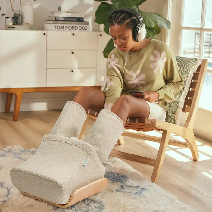 Thumbnail: Luxe Compression Foot & Calf Massager