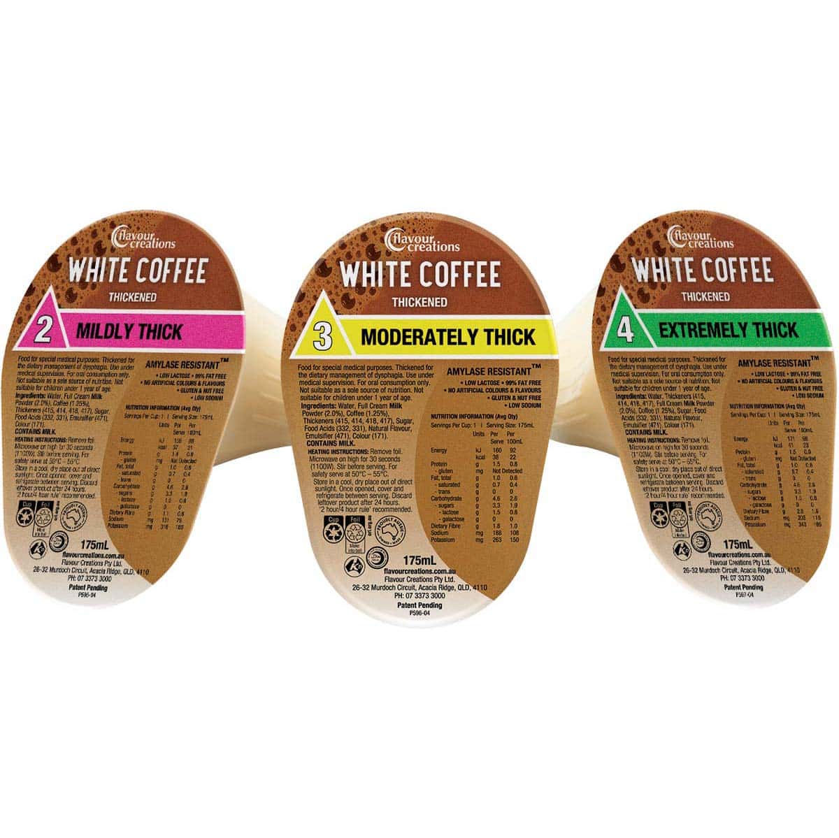 White Coffee Thickened Drink