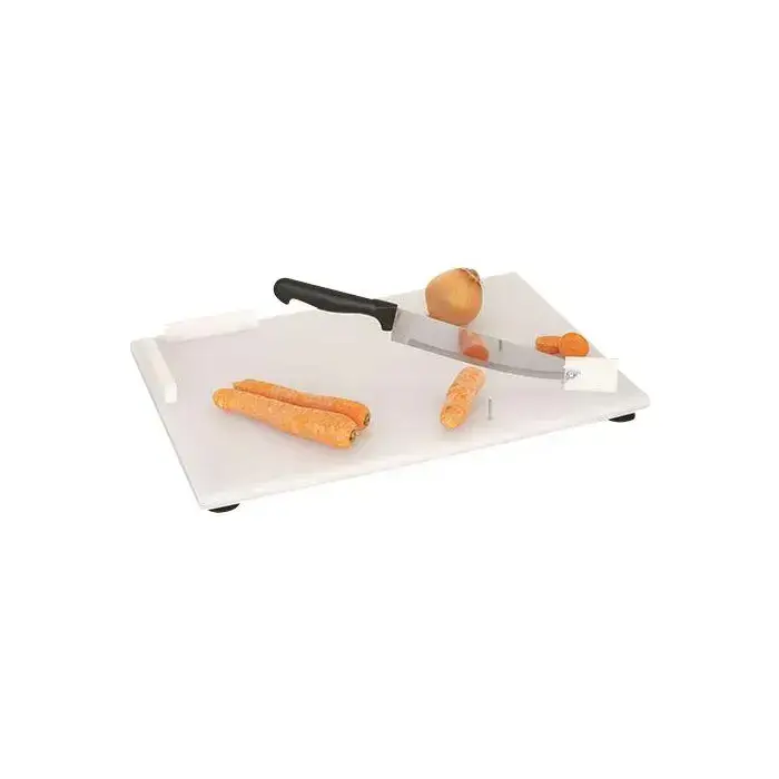 Combination Cutting Board with Chef's Knife attached and 3 spikes - right handed