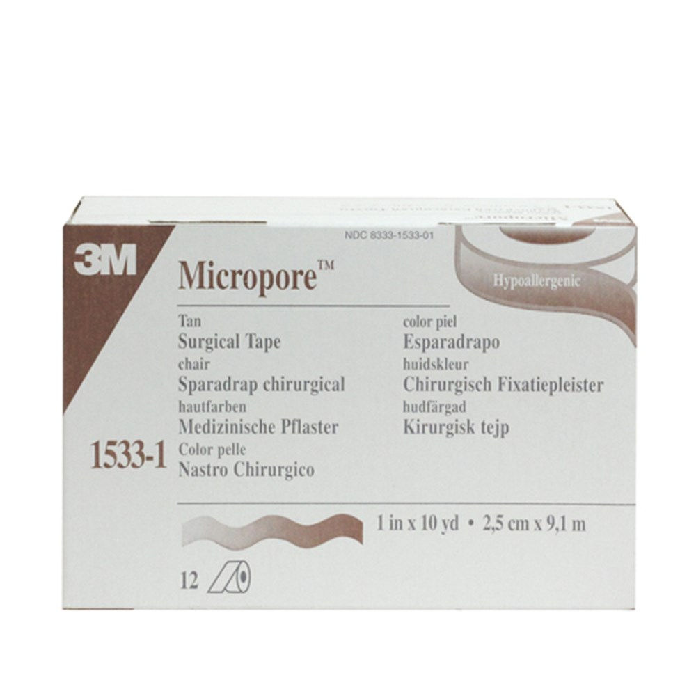 Micropore Surgical Tape 25mm x 9.1m Skin Tone
