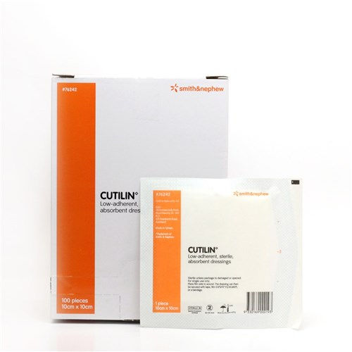 Cutilin Non-Adherent Dressings 10 x 10cm Box of 100