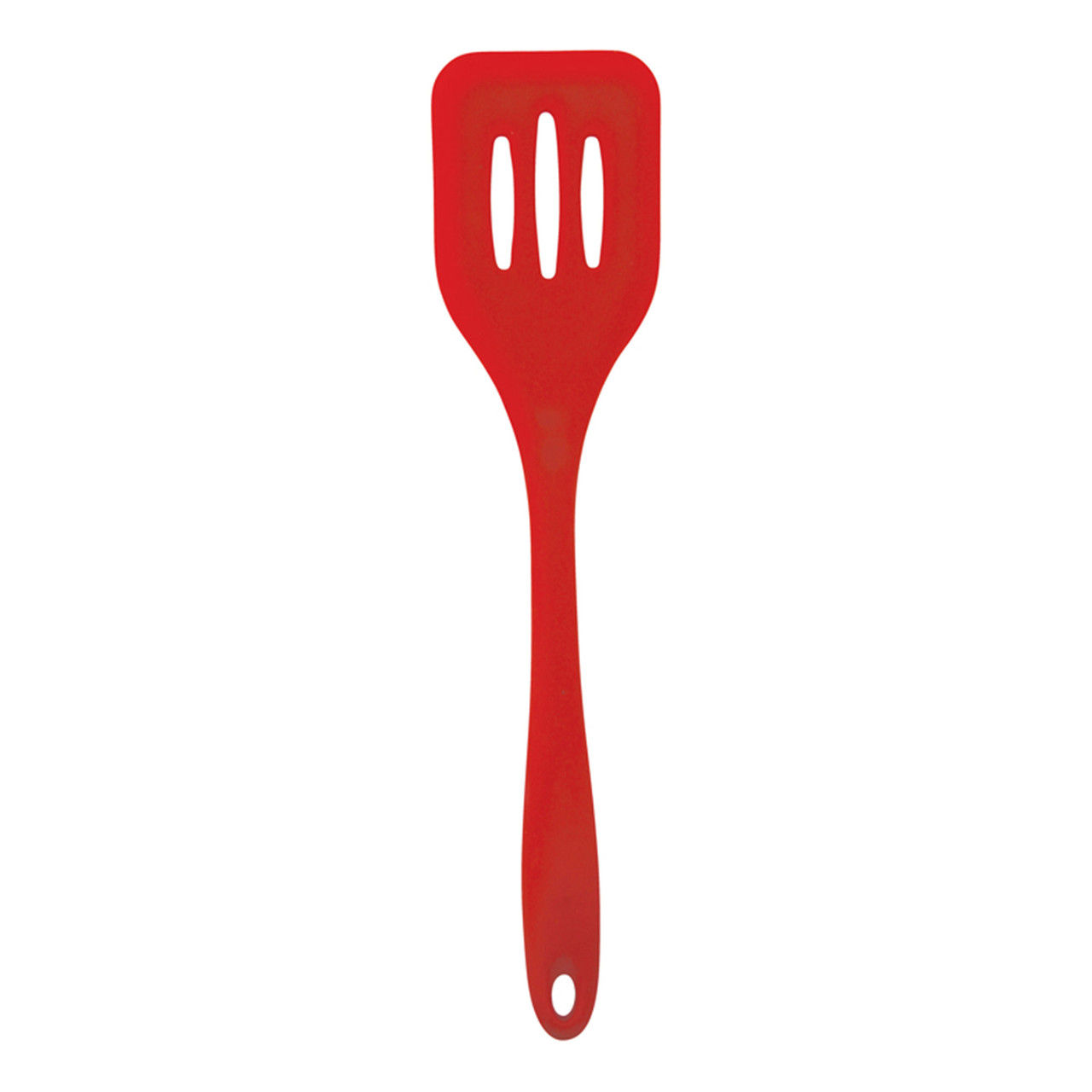 Silicone Slotted Turner - 28.5cm - Red
