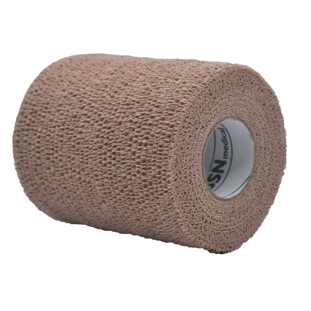 Coplus Cohesive Bandages Flesh 7.5cm x 3m Roll