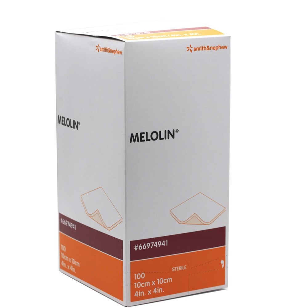 Melolin Non-Adherent Dressings 10 x 10cm Box of 100