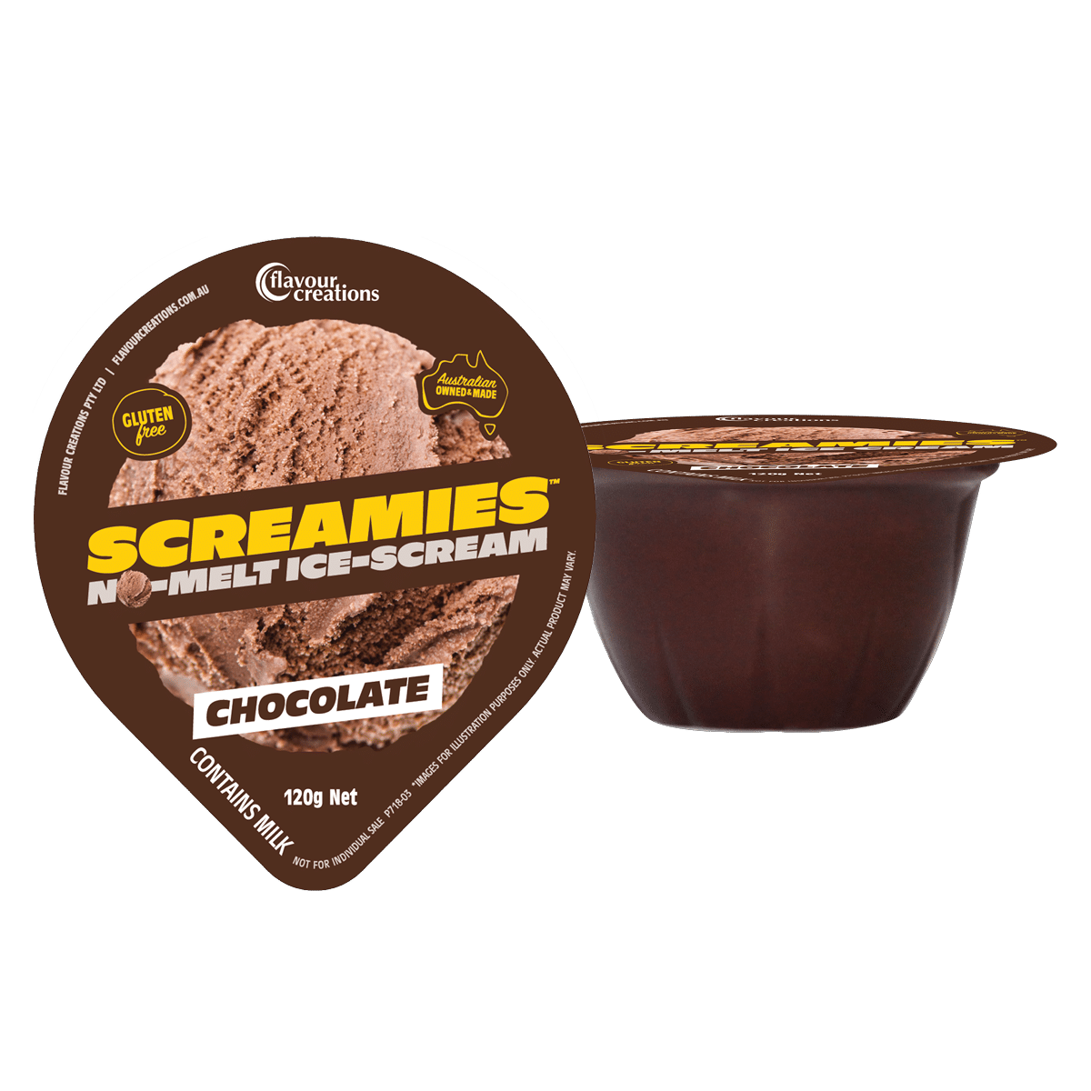 Chocolate SCREAMIES No-Melt Ice-Scream