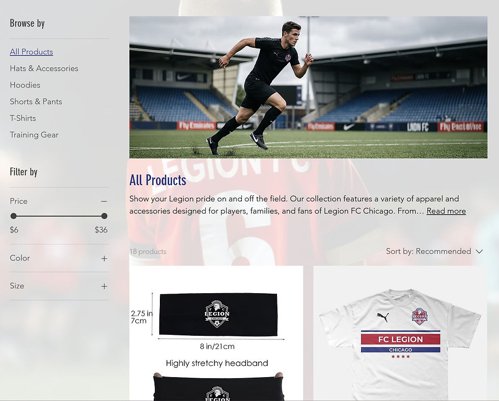 Legion team store