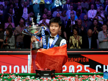 China's Zhao becomes first Asian to win World Snooker C'ship