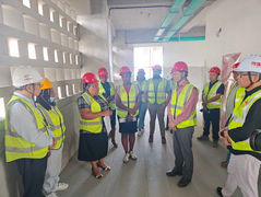 Chinese ambassador inspects China-funded school project in Dominica