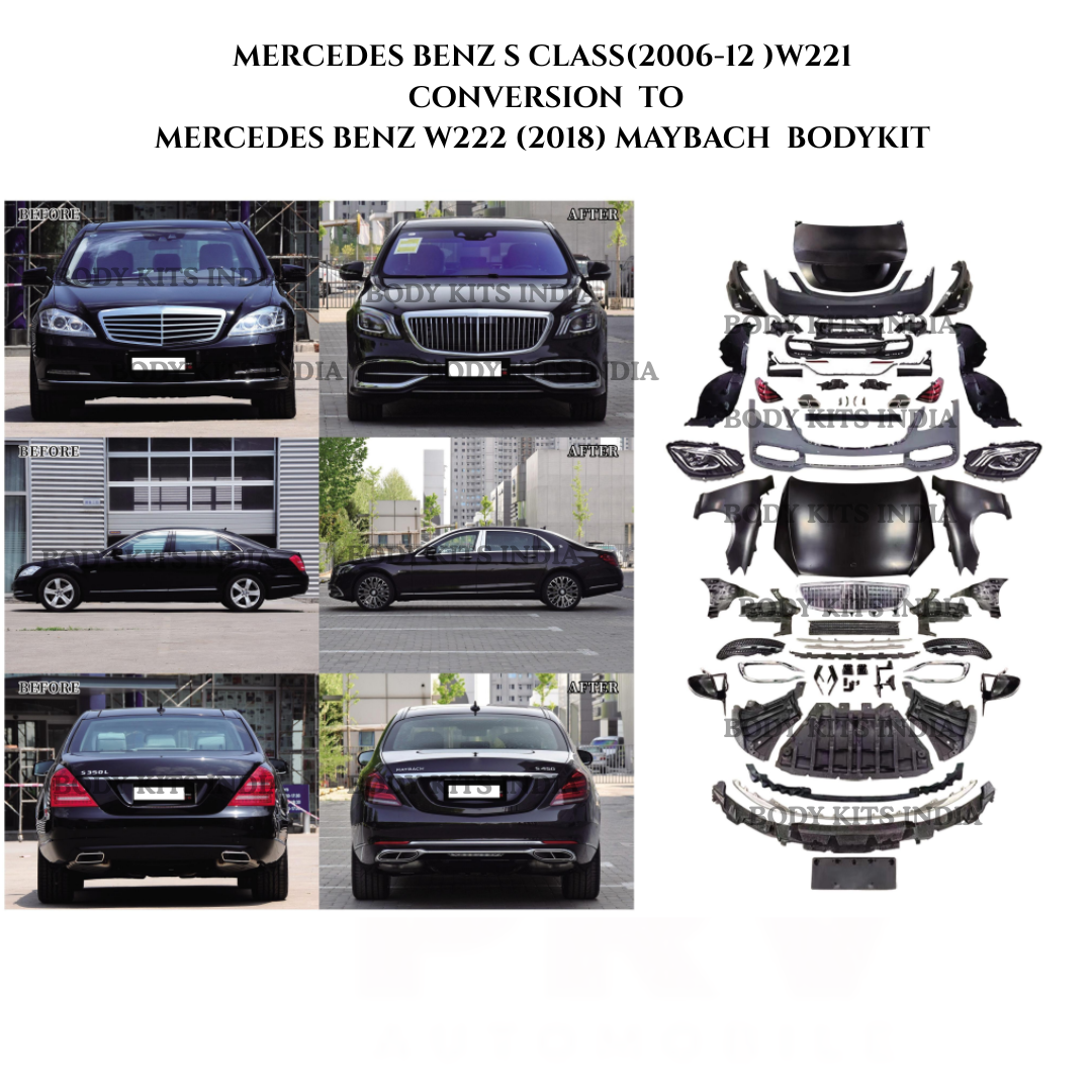 MERCEDES BENZ S CLASS (2006-12) W221 CONVERSION TO BENZ W222 (2018 )