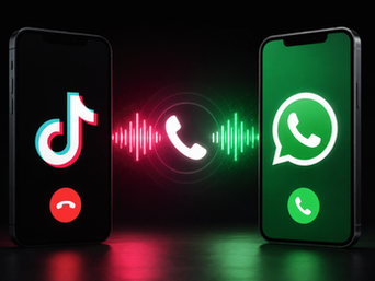 TIKTOK PREPARA LLAMADAS Y ENTRA AL TERRENO DE WHATSAPP