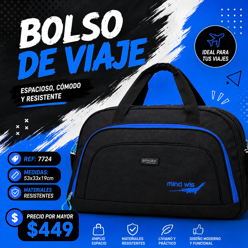 Miniatura: Bolso de viaje de lona