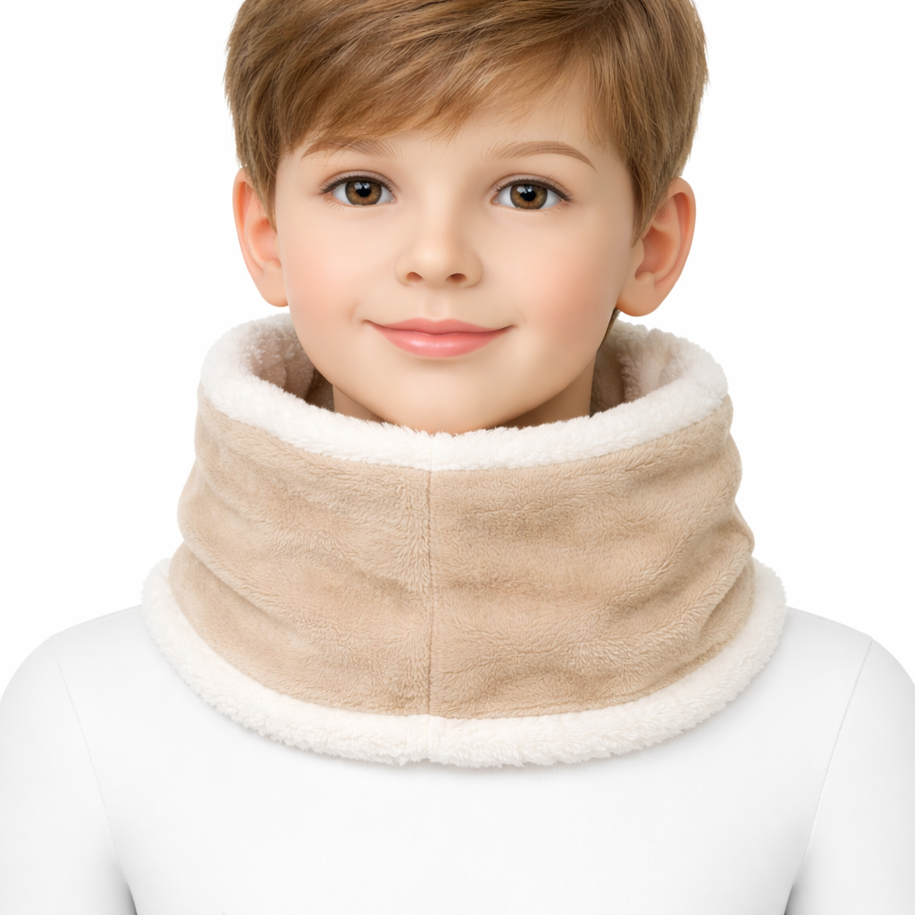 Cuellera polar infantil lisa-7811