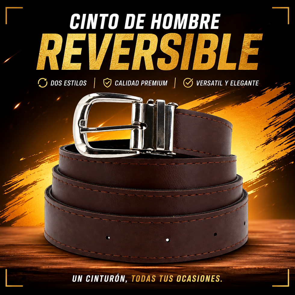 Miniatura: Cinto de hombre reversible