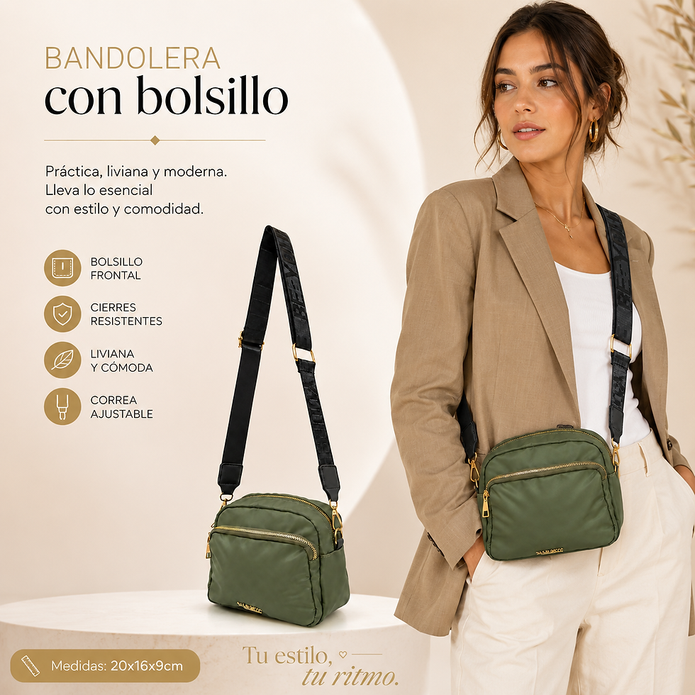 Miniatura: Bandolera con bolsillo-5874