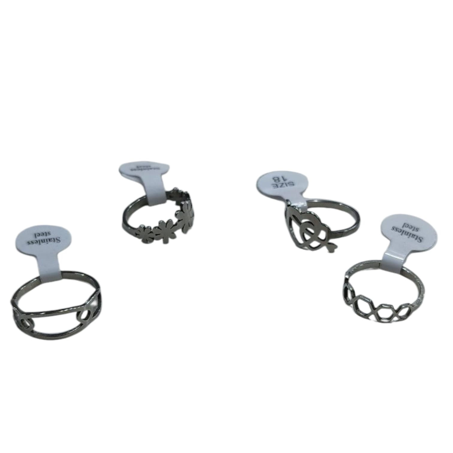 Anillos de acero quirurjico varios diseños