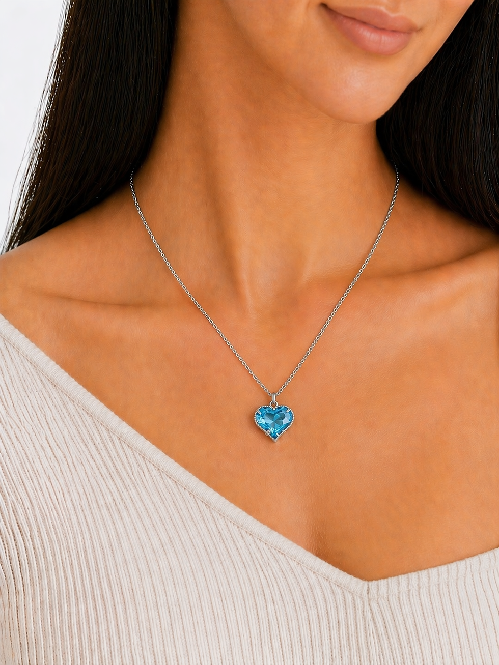 Miniatura: Cadena fina de acero con dije-7862