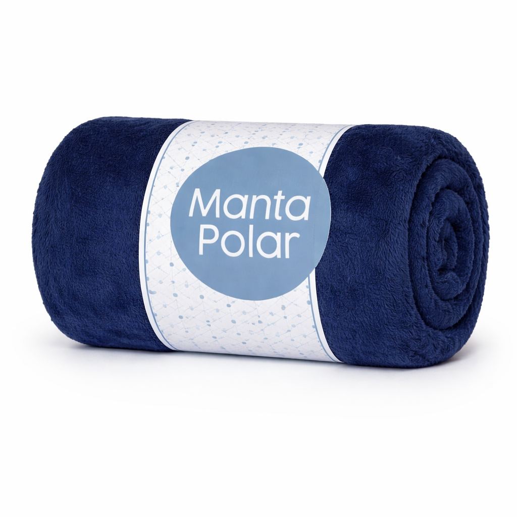 Frazada de 1 plaza en polar lisa-7820