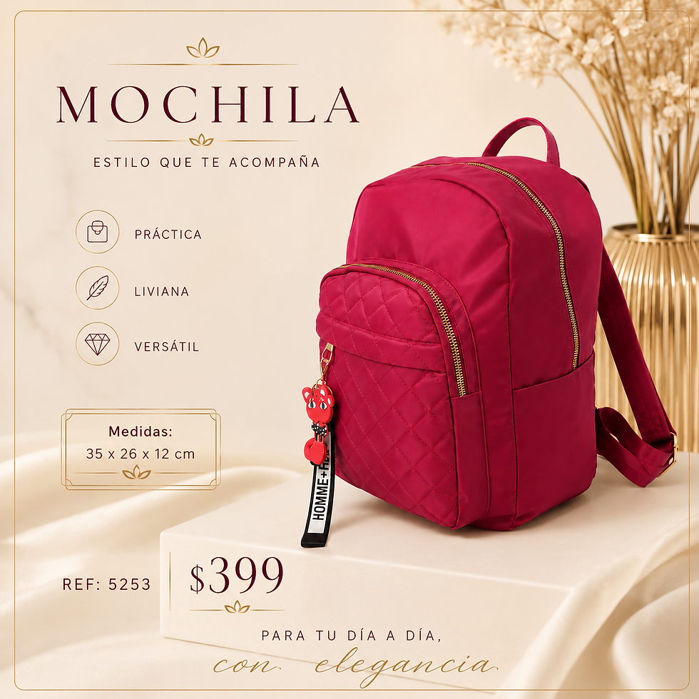 Miniatura: Mochila impermeable con bolsillo-5253