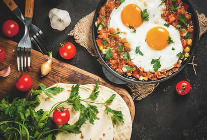 Traditional Mexican dish Huevos ranchero