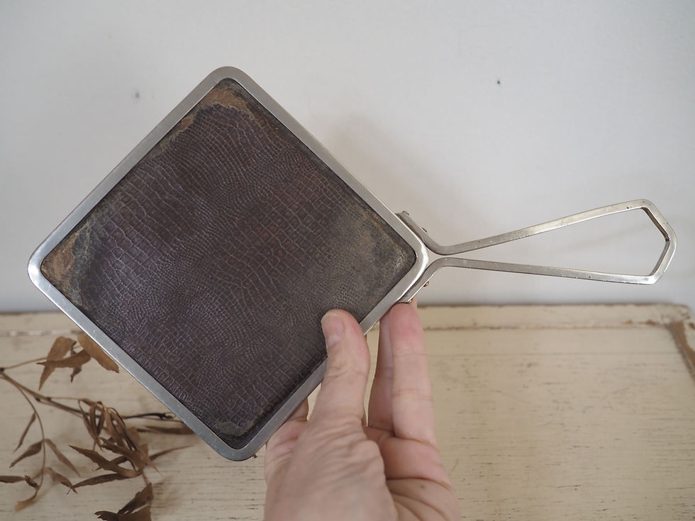 Miniature : Miroir face à main biseauté