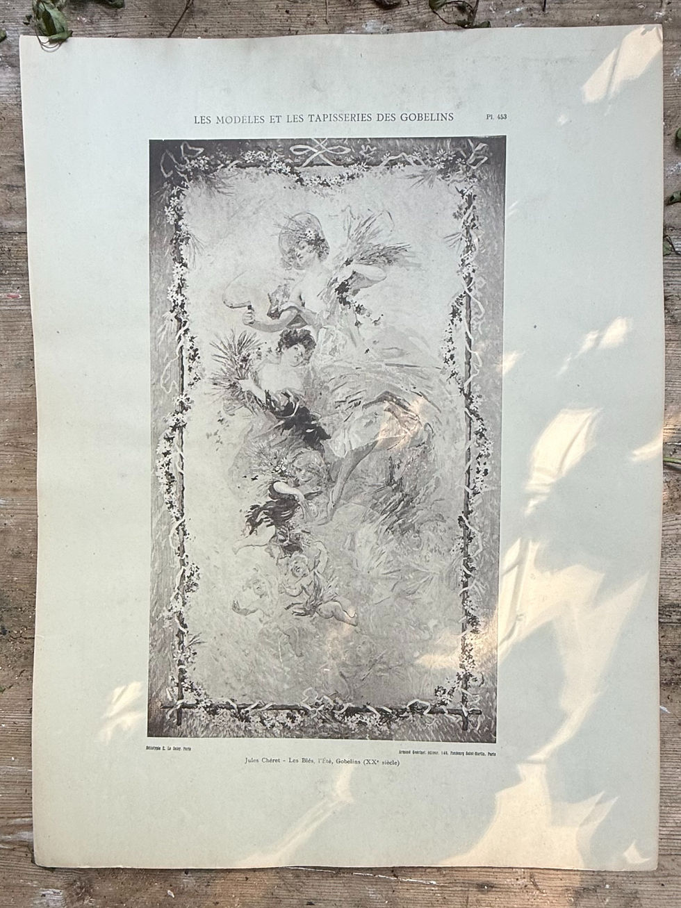 Miniature : Illustrations d'Héliotypie par E. Le Deley, les quatre saisons