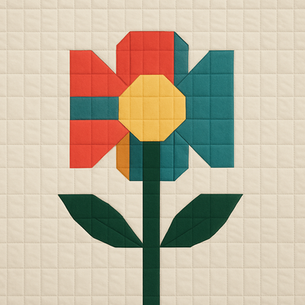 CMQG Summer Challenge 2025 Mini Flower Power