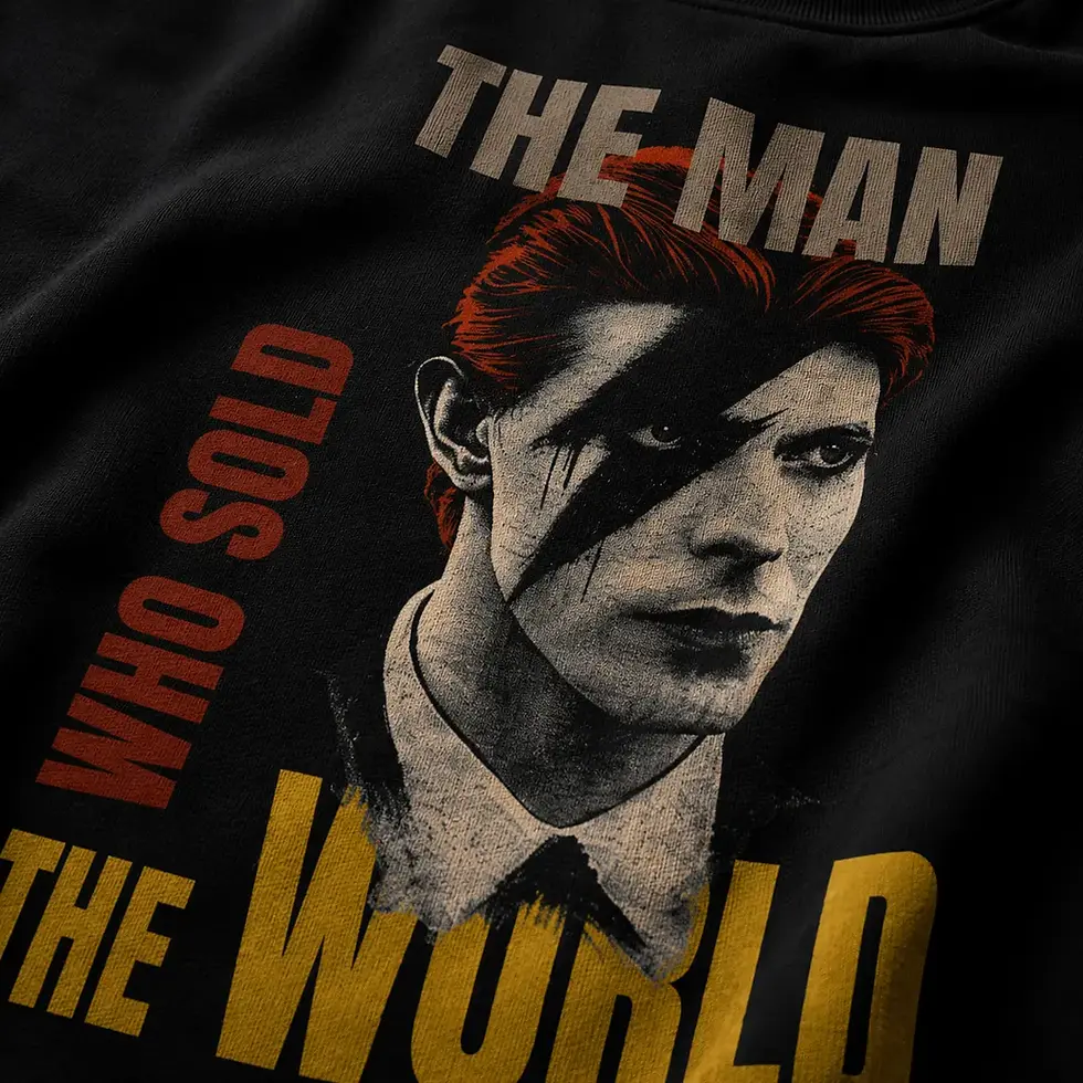 Camiseta  David Bowie - The Man Who Sold The World