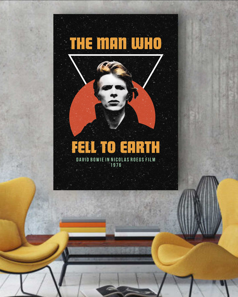 Poster David Bowie - O Homem Que Caiu na Terra