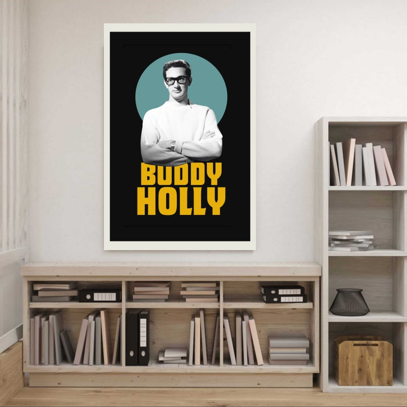Poster Buddy Holly - Coleção 50's