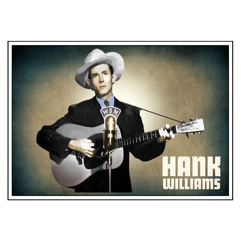 Miniatura: Poster Hank Williams