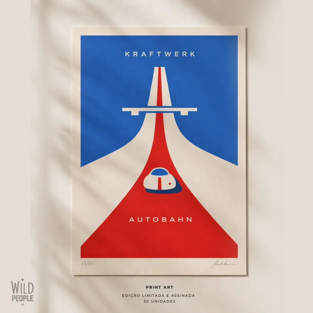Print Art Kraftwerk Autobahn - 40cm x 60cm