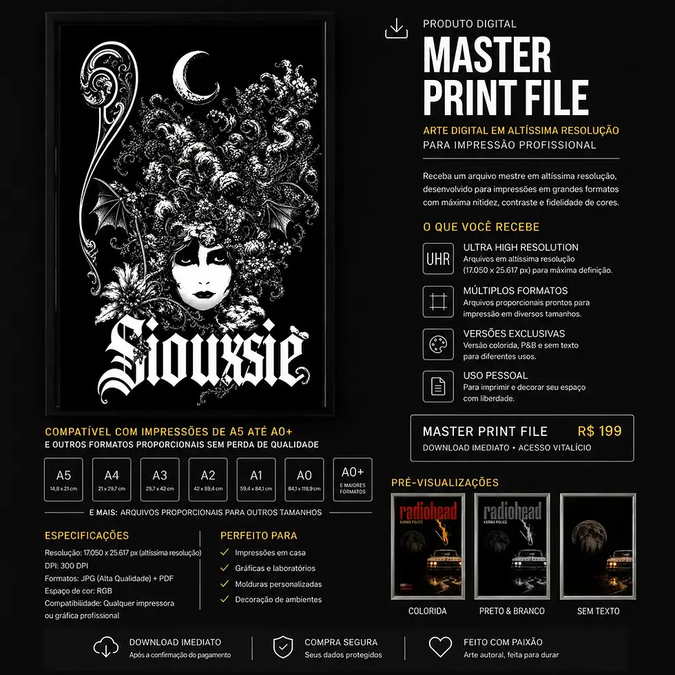 Poster Siouxsie and the Banshees