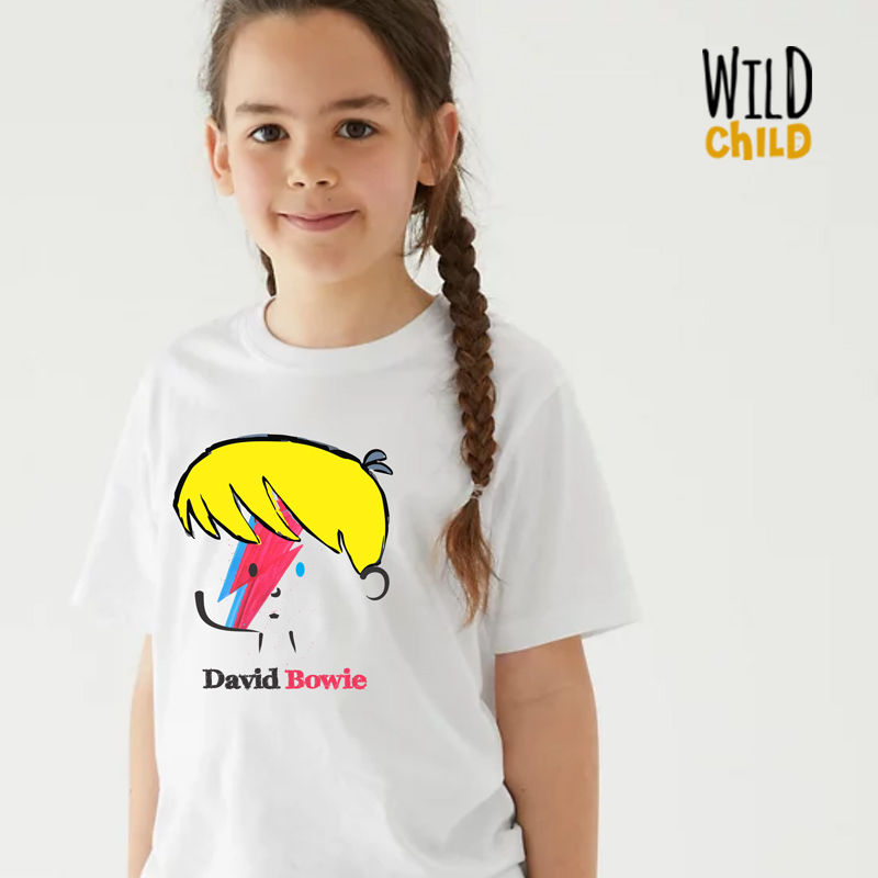 Camiseta Infantil David Bowie - Wild Child