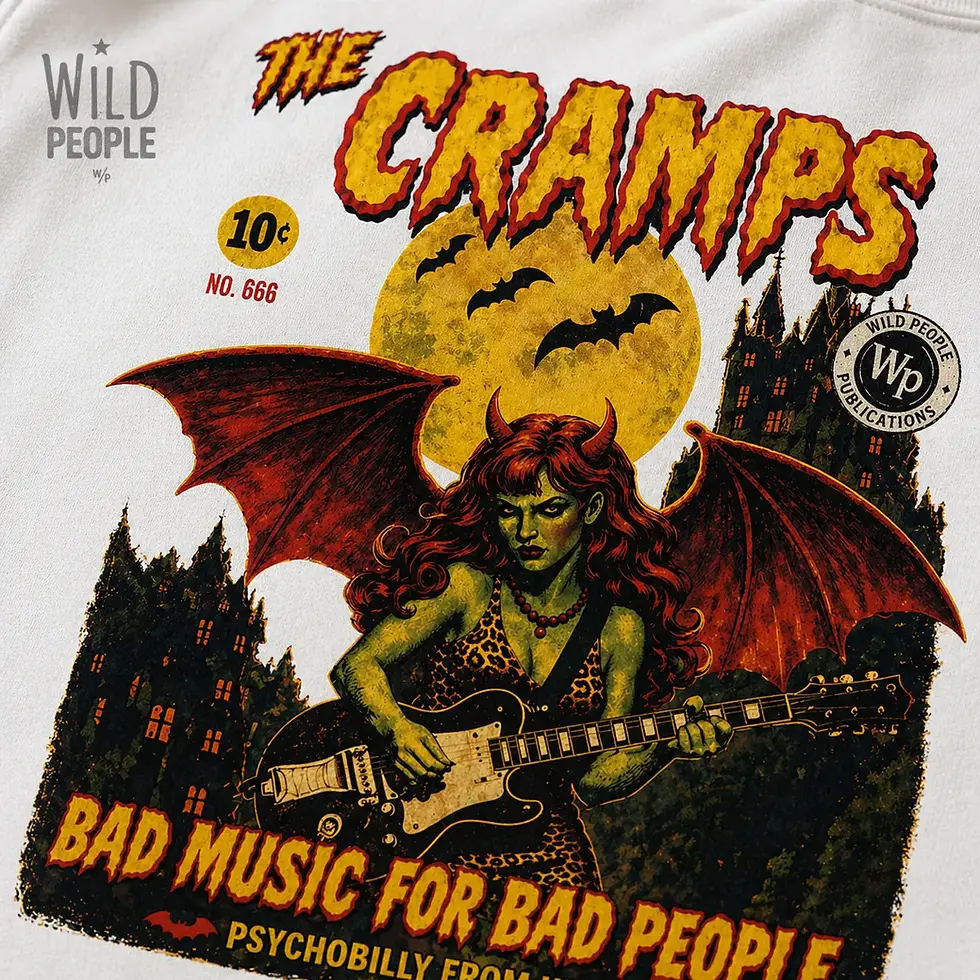 Moletom da Banda The Cramps