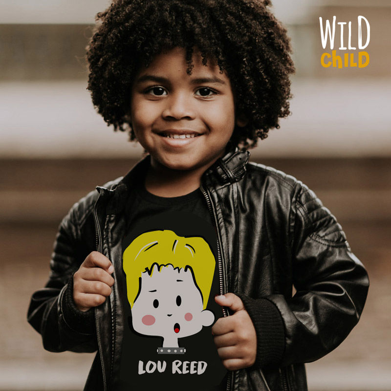 Camiseta Infantil Lou Reed - Wild Child