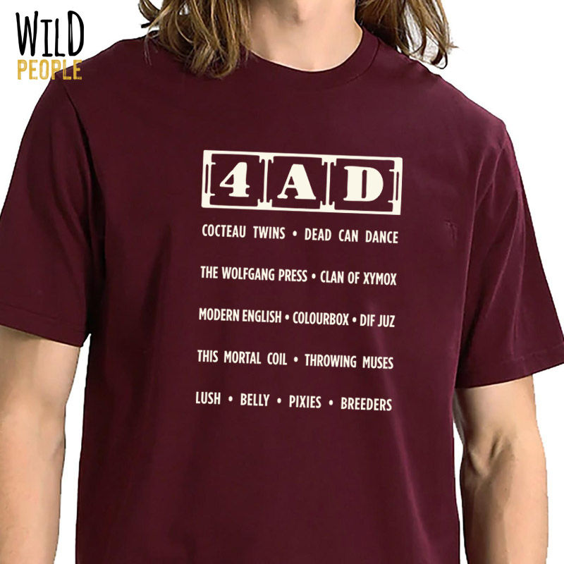 Camiseta 4AD Records