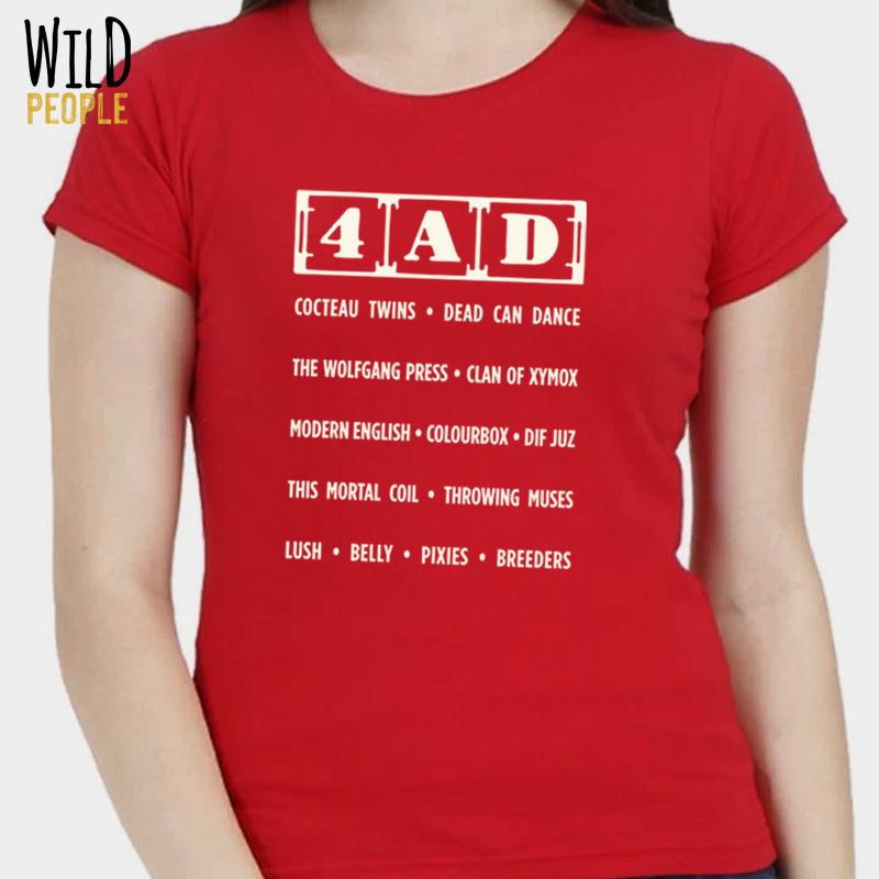 Miniatura: Camiseta 4AD Records