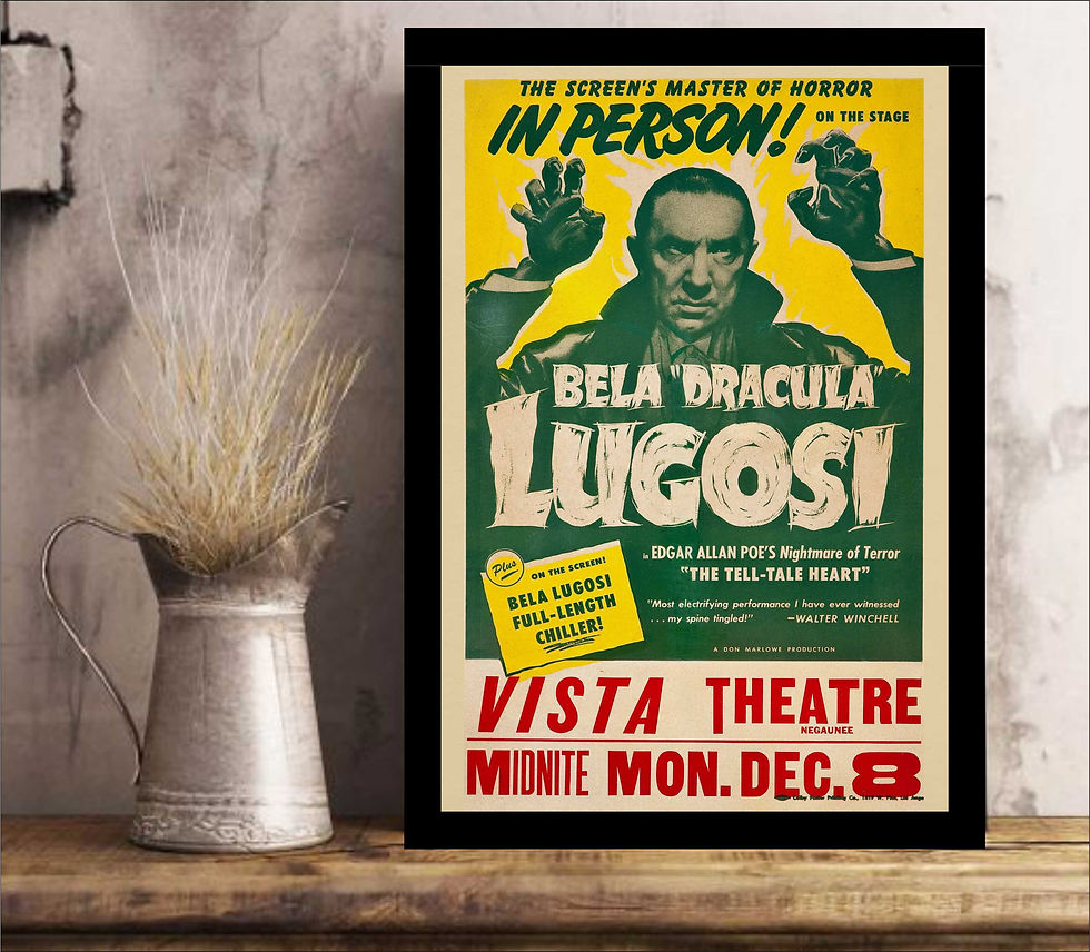 Miniatura: Quadro Bela Lugosi